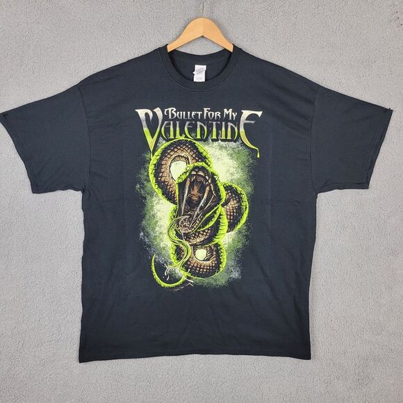 Gildan Other - Bullet For My Valentine Mens 2XL Shirt Gildan Black Graphic Venomous Snake